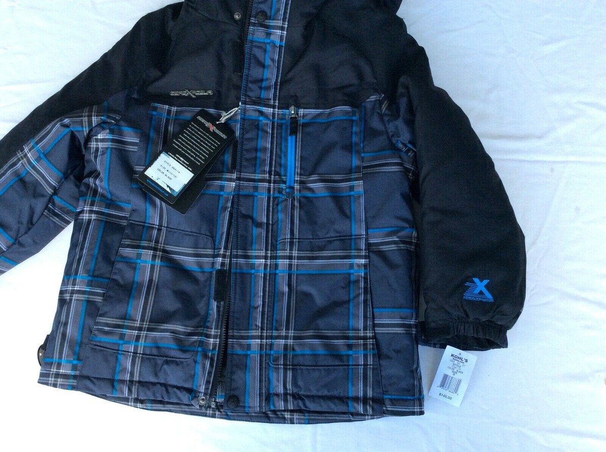 3 in 1 Zero Xposure Jacket Coat Size L 10 12 NWT Grey Black 3 in 1 Zero Xposure Jacket Coat Size L 10 12 NWT Grey Black