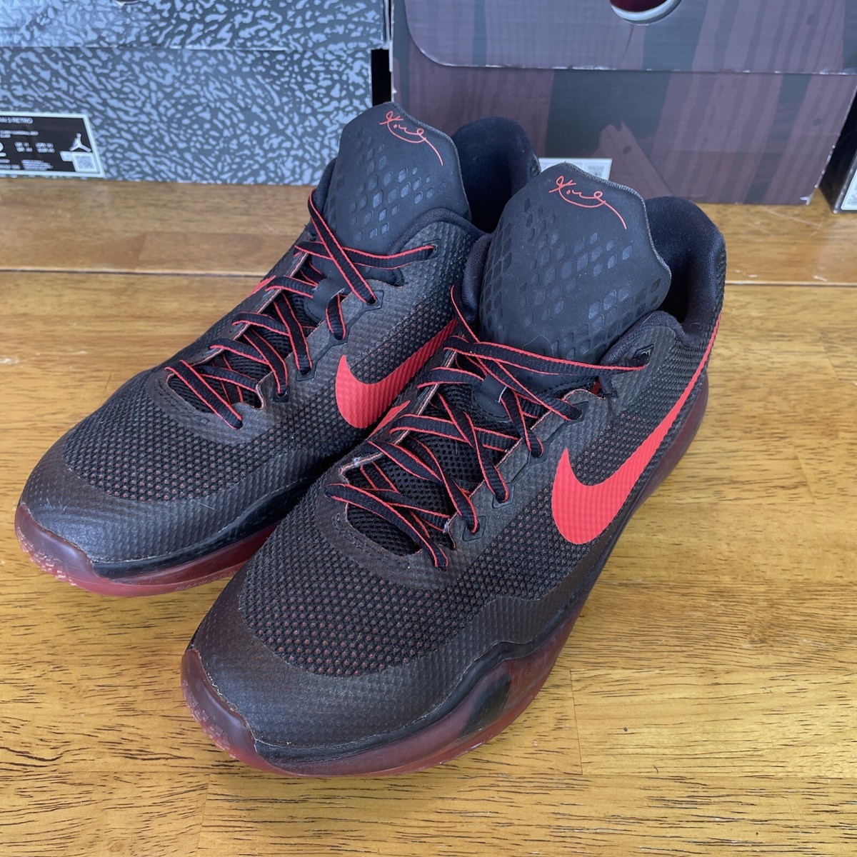 Nike Kobe X 10 (GS) Bright Crimson/Black Basketball 726067