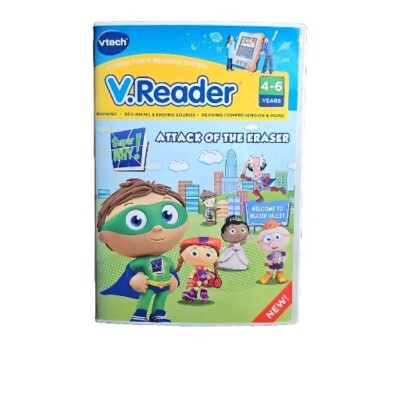 Vtech VReader Attack Of The Eraser Rhyming Sounds Reading Comprehension 