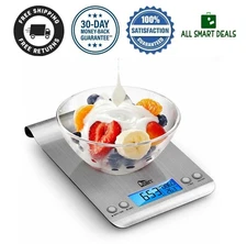 Bascula Digital De Peso Para Comida Gramos Y Onzas Hornear Medir Porciones 11lbs