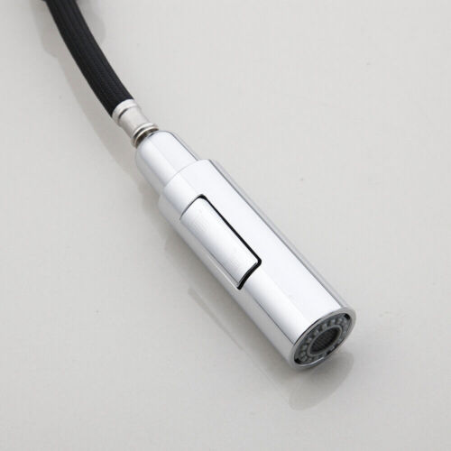 Grifo fregadero de cocina sensor táctil pulverizador mezclador giratorio cromo mate - Imagen 8 de 9