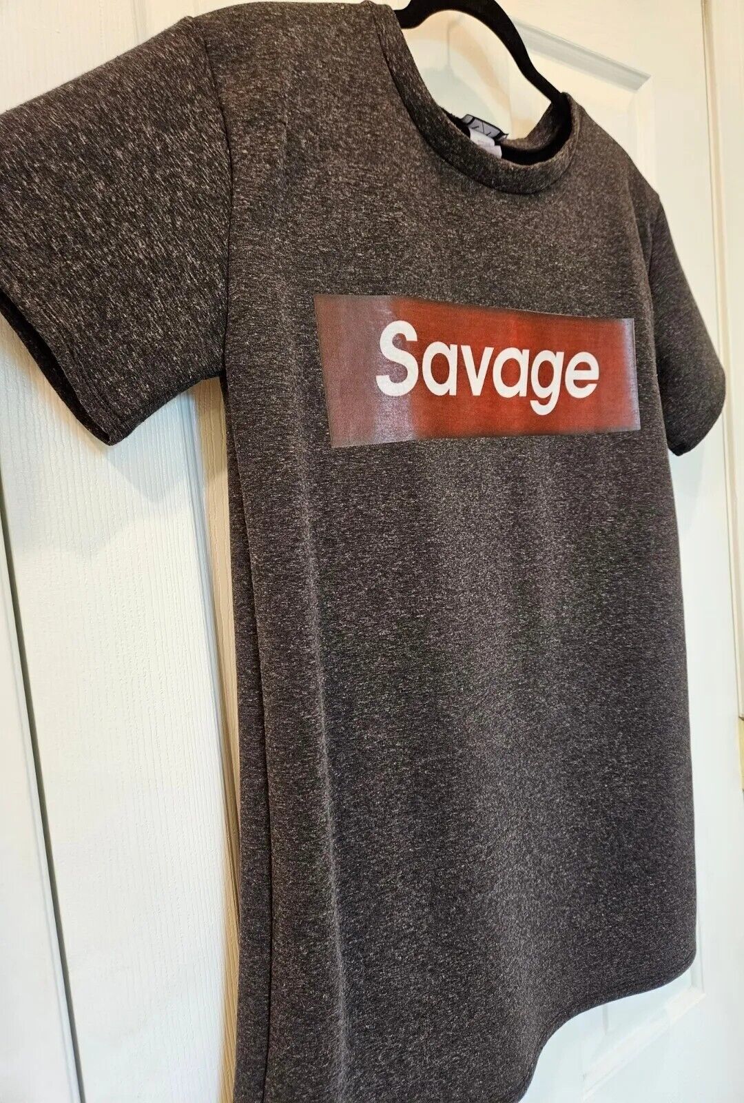 Ring Of Fire “Savage” ROF 3D Imprint MEDIUM t-shirt Black Gray Supreme Red Box