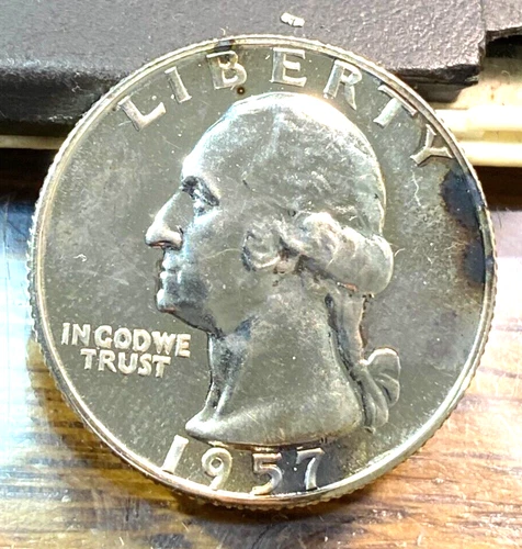 1957 Washington Quarter Original Gem+ Proof CHRC