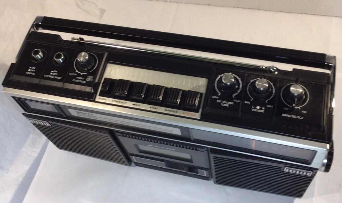 VTG. SEARS STEREO FM/AM CASSETTE RECORDER 799.21820702 JAPAN MADE PARTS & REPAIR VTG. SEARS STEREO FM/AM CASSETTE RECORDER 799.21820702 JAPAN MADE PARTS & REPAIR
