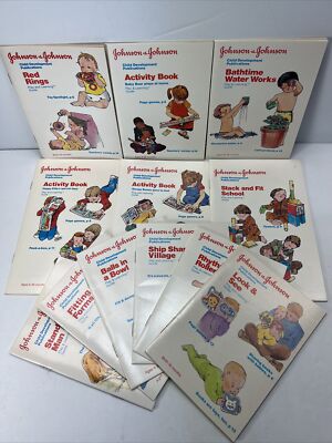 Vintage 1980s Johnson & Johnson Child Development Publication Lot of 12