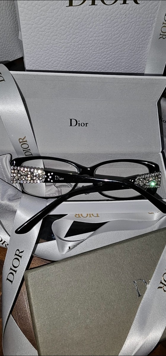 Christan Dior CD3184 Swarvoski Crystal Temples Eyeglasses