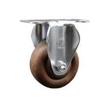 3 Inch High Temp Glass Filled Nylon Wheel Rigid Top Plate Caster Service Caster