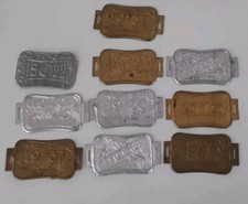 Rare plaque fiscale 1914 de machine a sous distributeur jeu en ance