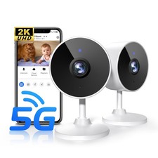 5G/2.4G Cameras for Home Security - 2K Home Cameras Indoor with AI Motion Det...