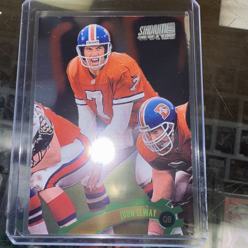 JOHN ELWAY ONE OF A KIND FOIL 1997 Stadium Club, #70 SHORT PRINT RARE SP BRONCOS - Picture 2 of 5