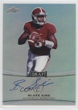 2015 Leaf Metal Draft Blake Sims #BA-BS1 Auto 2b2