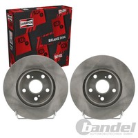 2X Champion Bremsscheiben 255Mm BelÜFtet Vorne Passend FüR Toyota Prius