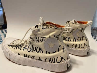 Converse Mens Chuck 70 Hi UNT1TL3D Beige Black Orange Not A Chuck Sneakers Sz 8