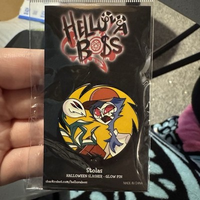 Helluva Boss Official Stolas Halloween Slasher 2025 Pin Little Shop of Horrors