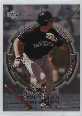 2000 Upper Deck Five-Tool Talents Larry Walker #FT13 HOF 10ou
