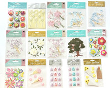 YOU CHOOSE - FLOWERS JOLEE'S 3D Stickers - BEAUTIFUL - FREE SHIPPING
