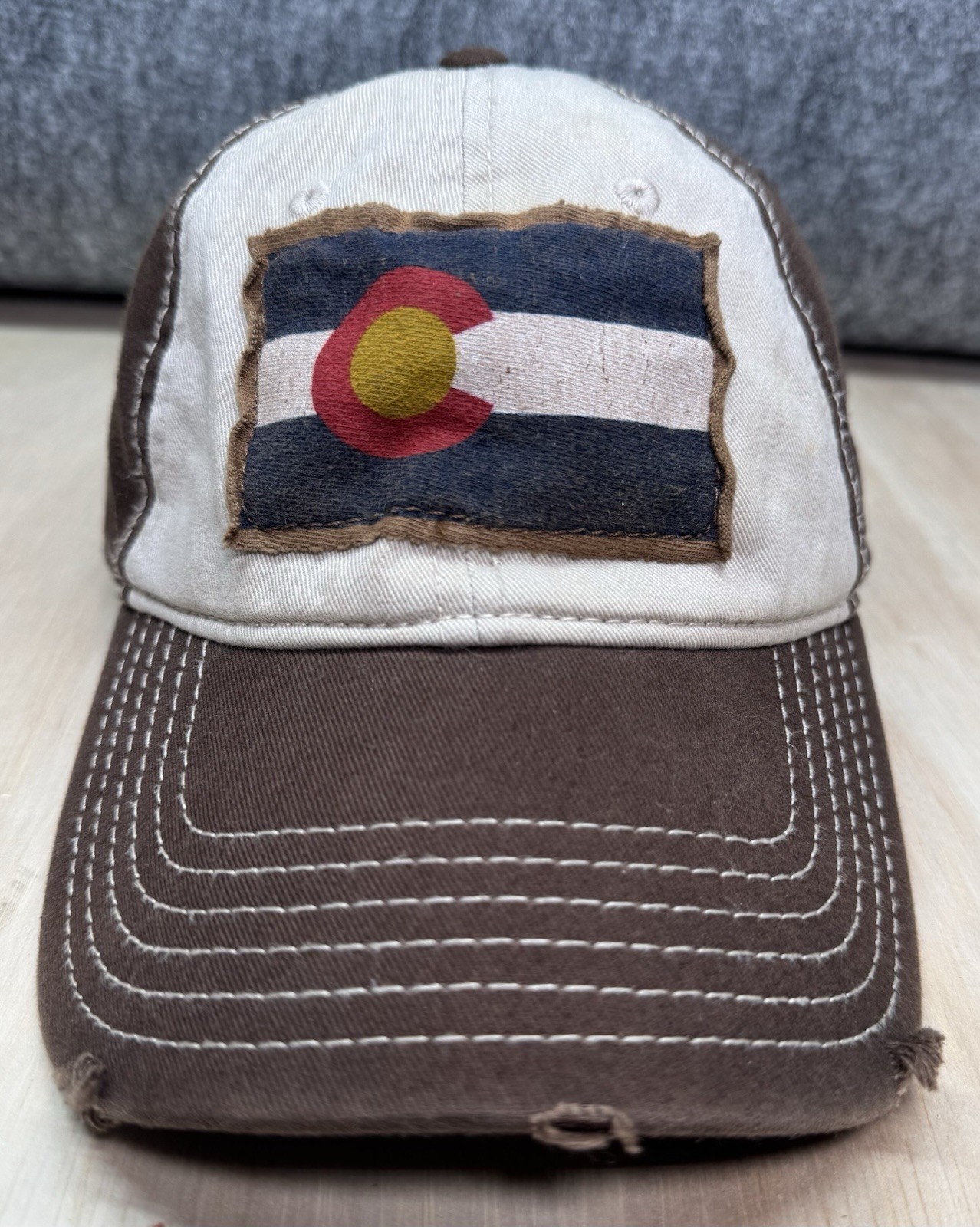 Colorado Hat Strap Back Flag Patch Embroidered Lo… - image 1