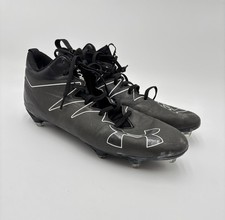 Under Armour Highlight MC Football Cleats Black White Men’s Size 11 EU 45