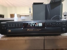 Sony CDP-C345 CD Changer 5 CD Player Tested Working