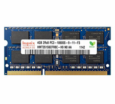 Hynix 4GB DDR3 SO-DIMM Laptop RAM PC3-10600S 204-Pin HMT351S6CFR8C-H9