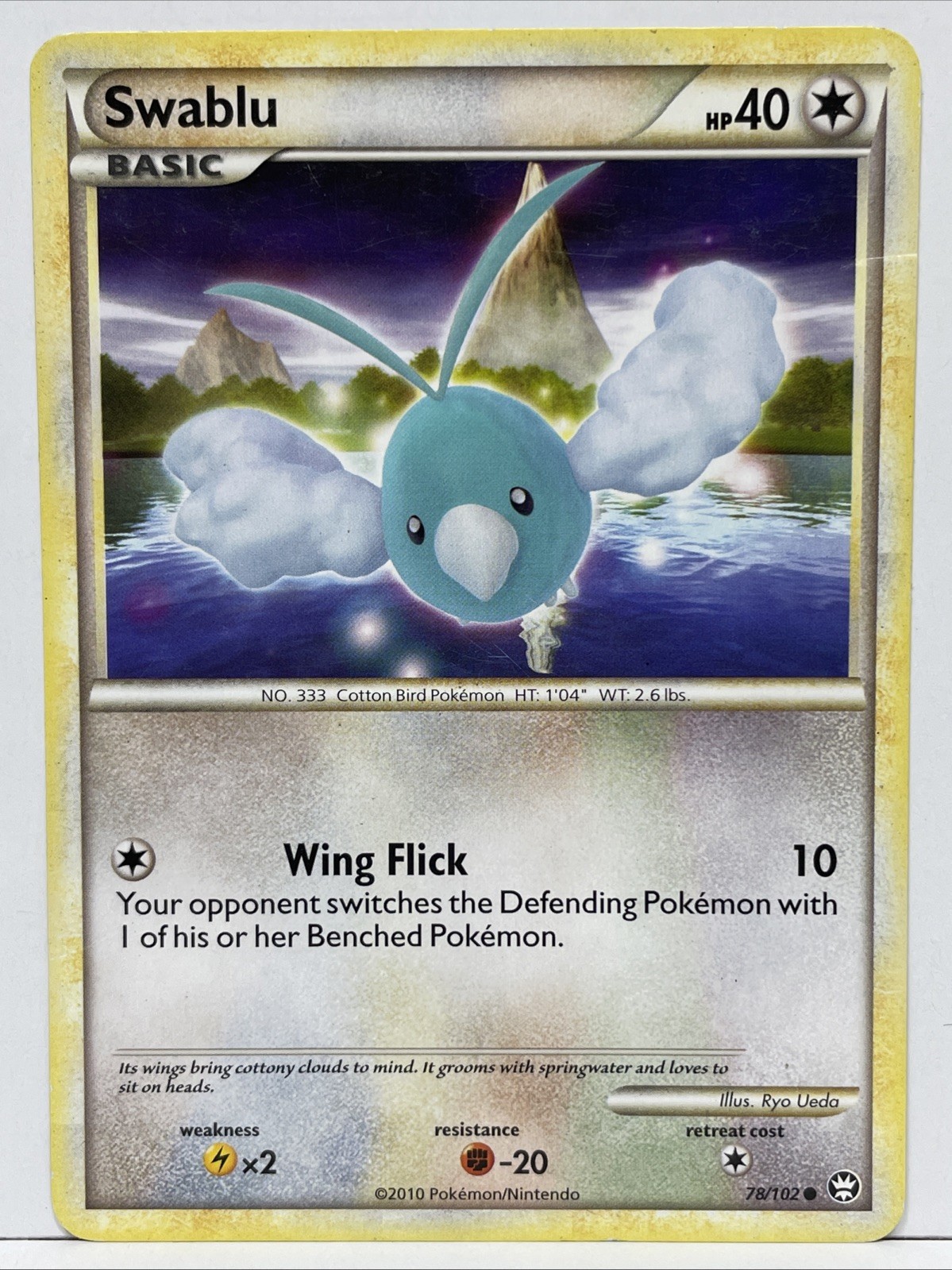 Pokemon - Triumphant -  Swablu - Common - 78/102