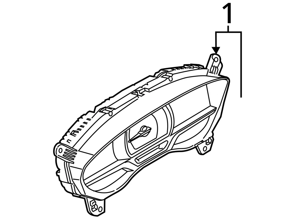 Cuadro de instrumentos velocímetro Lincoln MKZ 2016-2016 medidores Gp5t-10849-cb WKFCI Foto 4 de 4