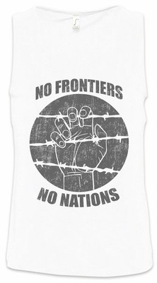 No Frontiers No Nations Herren Tank Top Ebony Love Black Power Lives Fist Matter