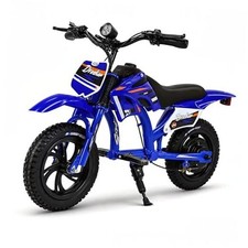 Electric Motorcycle for Kids, 300W Electric Motorcycle, 3-Speed Modes Blue
