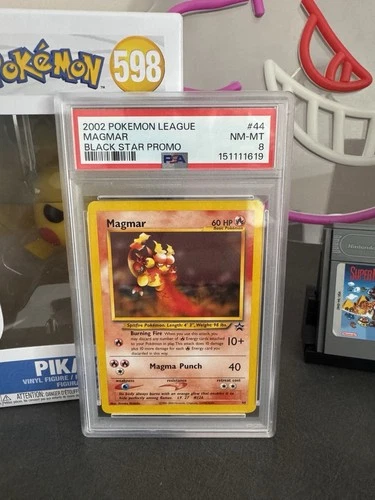 Magmar - Pokémon league promo - no. 44 - psa 8