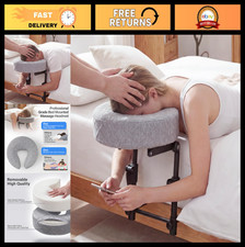 Adjustable Portable Massage Headrest for Bed, Memory Foam Face Cradle, Spa  Rec