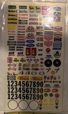 Parma 756 RC Car Decal Sponsor Sheet Stickers New Vintage