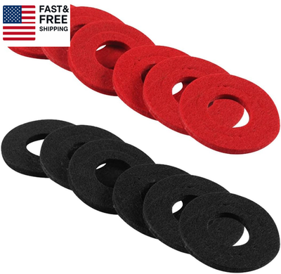#ad 12PCS Battery Terminal anti Corrosion Washers 6 Red and 6 Black Battery Top amp; $12.09