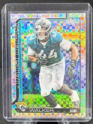 2025 Topps Chrome #141 Travon Walker X-Fractor