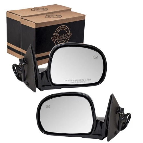 Power Mirror fits 1998-1998 Blazer Heated Manual Fold Set 15151120 GM1321185