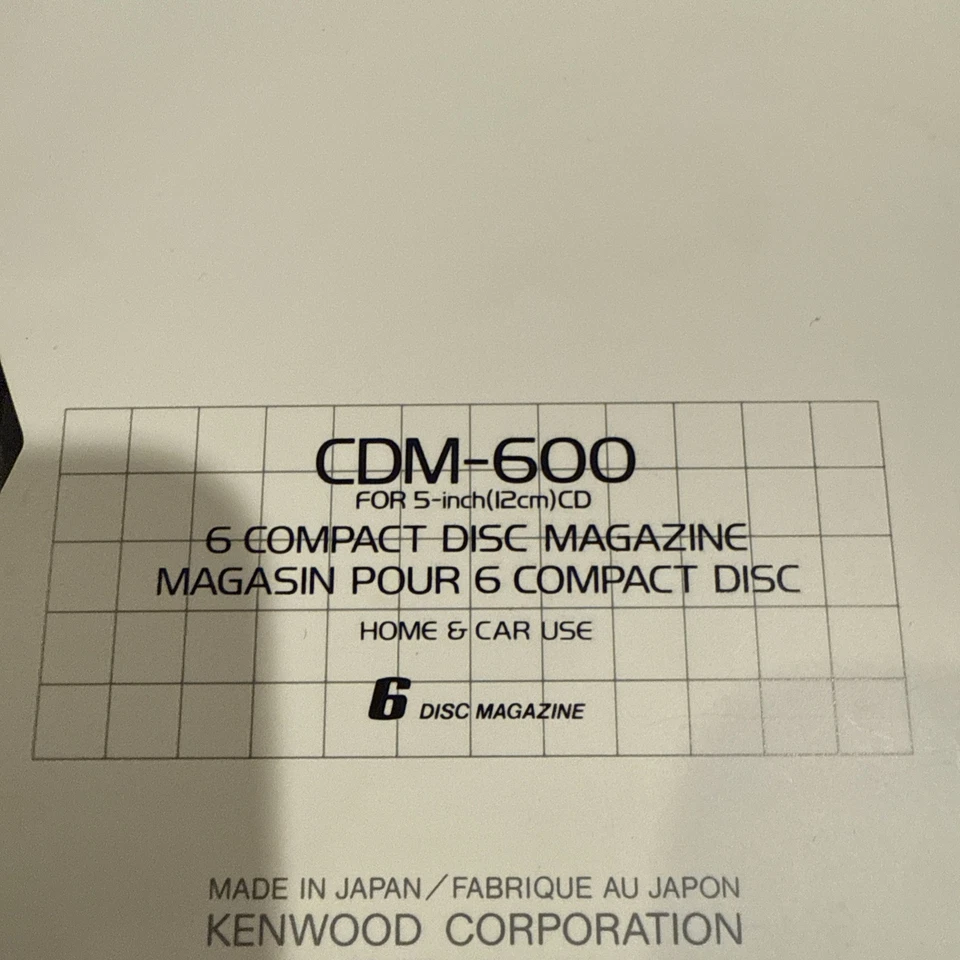 Kenwood-CDM-600-CD Changer Magazine - Image 3 of 4