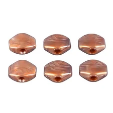 6Pcs Guitar Tuning Peg Guitar Machine Head Guitar Tuning Key Button, Coffee