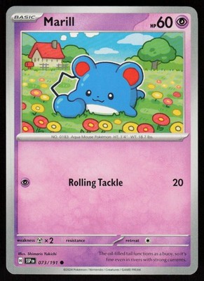 Marill 073/191 Common Surging Sparks Pokemon Near Mint
