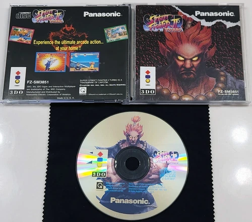 Super Street Fighter II Turbo (3DO) w/ manual & art (no box) - 100% TESTED!! 3D0