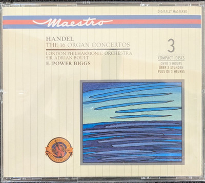 3 CD GEORG FRIEDRICH HÄNDEL 16 Orgelkonzerte von E. Power Biggs - OVP 