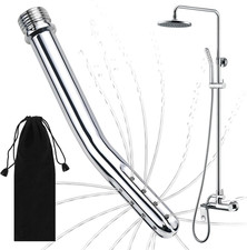 Metal Shower Cleaner Enema Douche System, Handheld Water Shower Nozzle Anal R...