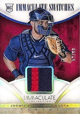 2014 Panini Immaculate Swatches Josmil Pinto Minnesota Twins 52/99