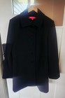 ANNE KLEIN Women’s Wool Size Large Dress Coat Black