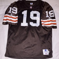 VTG Starter Bernie Kosar #19 embroidered Cleveland Browns NFL Football Jersey XL
