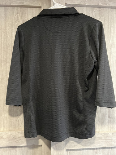 Pebble Beach Performance Women's 3/4 Sleeve Grey Pullover Shirt Size Medium - Picture 3 of 3