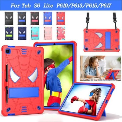 For Samsung Galaxy Tab S6 Lite Case Kids Heavy Duty Shockproof Armor Stand Cover