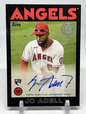 2021 Topps 1986 Topps Design Black Joe Adell Angels RC Rookie AUTO  /199