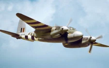 Giant 1/8 Scale British WW-II DeHavilland DH-98 Mosquito Plans,Templates 81ws