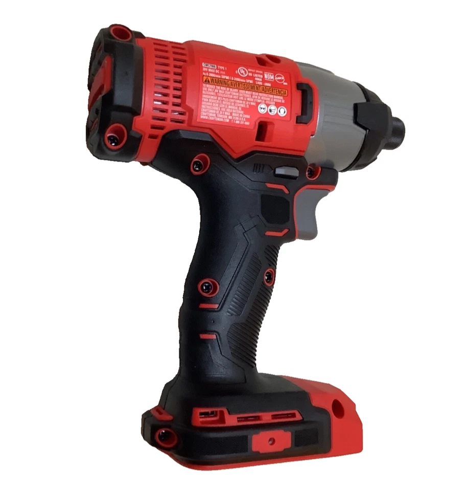 NEW Craftsman CMCF800 20V MAX 20Volt Cordless 1/4" Impact Driver  (Tool Only) - Image 2 of 4