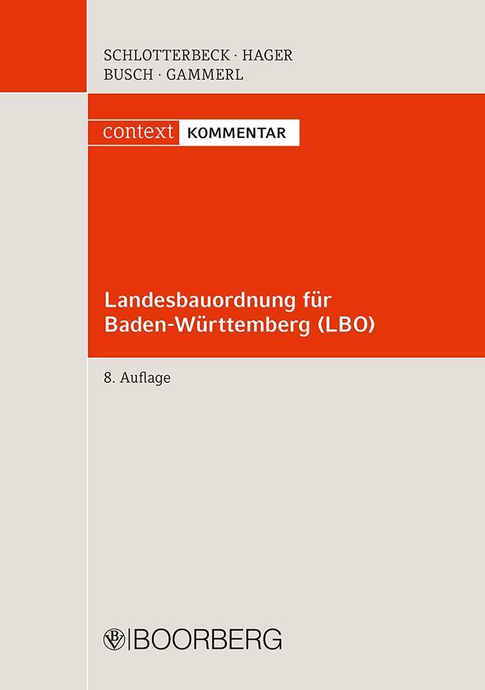 Thumbnail - Landesbauordnung Für Baden-württemberg (lbo) Karlheinz Schlotterbeck