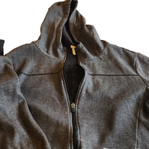 Danskin Now Zip Up Jacket Womens XXL Lot of 2 Black Gray Warm Up Hoodies - Picture 10 of 21